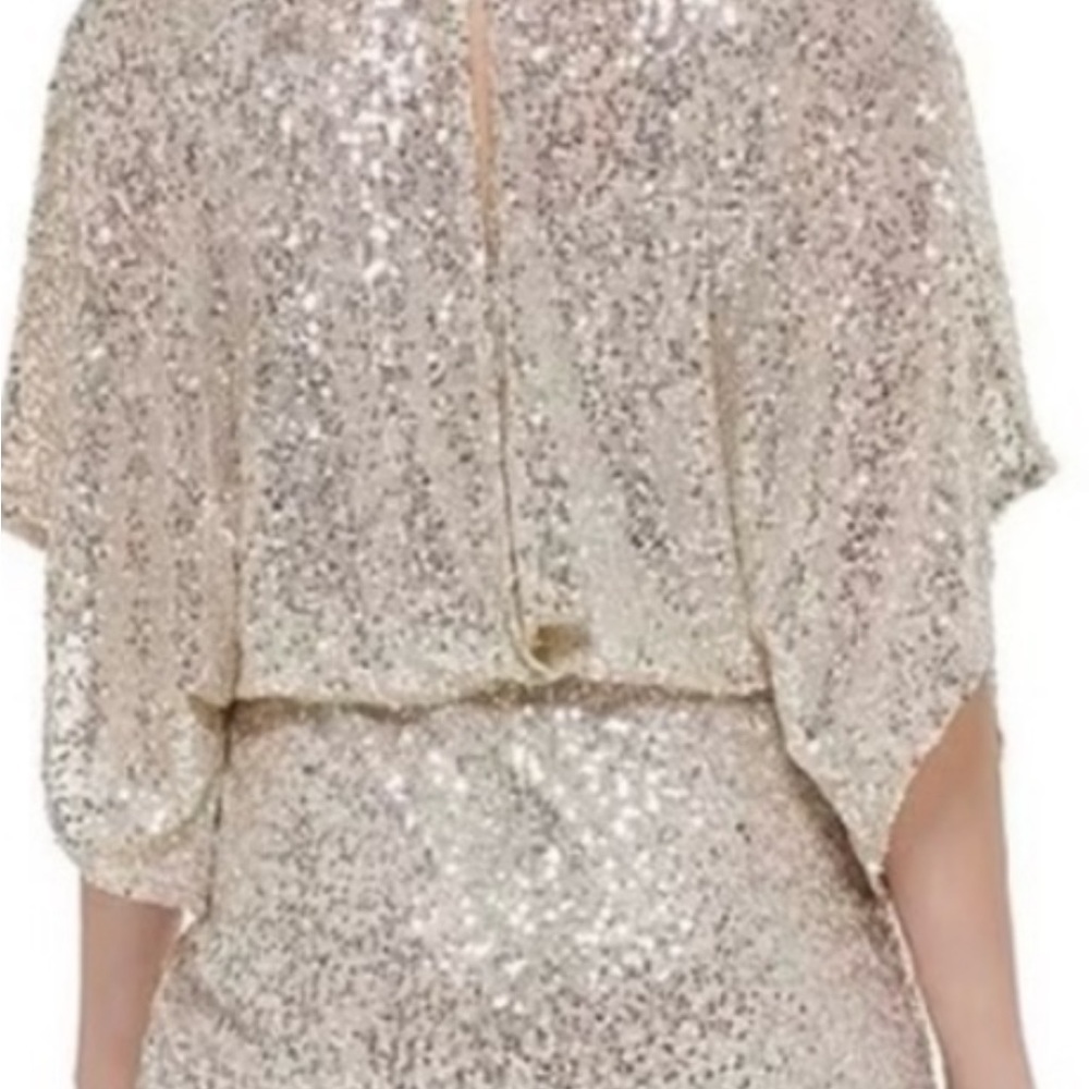 Jessica Howard Gold Sequin Dress - Picture 2 of 4